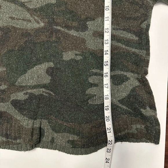 Rails Perci Jungle Camo 100% Wool Long Sleeve Sweater Women's M - Picture 6 of 7